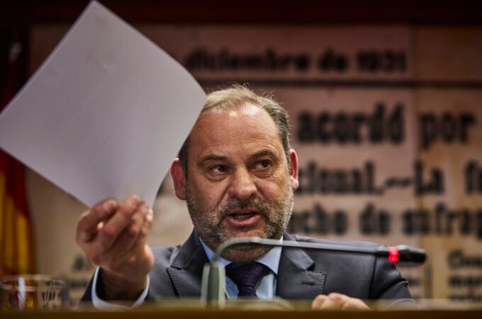 El exministro y ex secretario de Organización del PSOE José Luis Ábalos comparece este lunes ante la comisión de investigación del caso Koldo del Senado. 