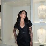 Georgina Rodríguez con vestido de Dior vintage.