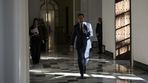 El presidente de la Junta de Andalucía, Juanma Moreno