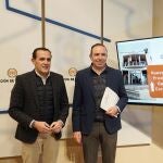 Conrado Íscar y Víctor Alonso presentan el nuevo plan de gasto corriente de la Diputación de Valladolid