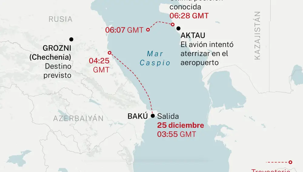 Accidente de un avión de Azerbaijan Airlines