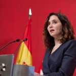 Ayuso ofrece una rueda de prensa tras la reunión del Consejo de Gobierno