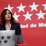 La presidenta de la Comunidad de Madrid, Isabel Díaz Ayuso