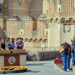 Grabación del programa de Masterchef desde el castillo de Coca