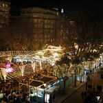 Mercado navideño de Vigo. 