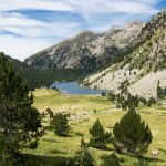 Vista lejana de los pirineos 