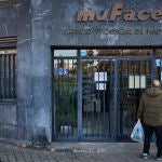 Fachada del servicio provincial de Madrid de MUFACE (Mutualidad General de Funcionarios Civiles del Estado). A