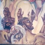 CATALUNYA.-Se inicia la recuperación de las pinturas murales de la capilla Gitana en la Model de Barcelona