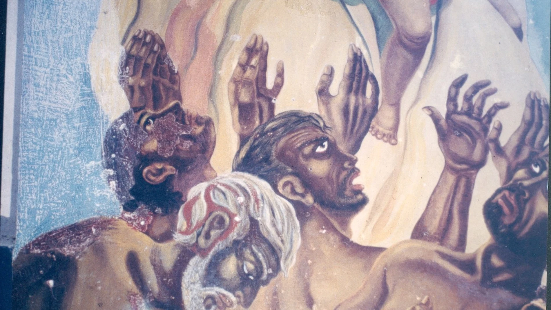 CATALUNYA.-Se inicia la recuperación de las pinturas murales de la capilla Gitana en la Model de Barcelona