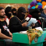 Aniversario del Ejército Zapatista de Liberación Nacional con presencia del "subcomandante" Marcos