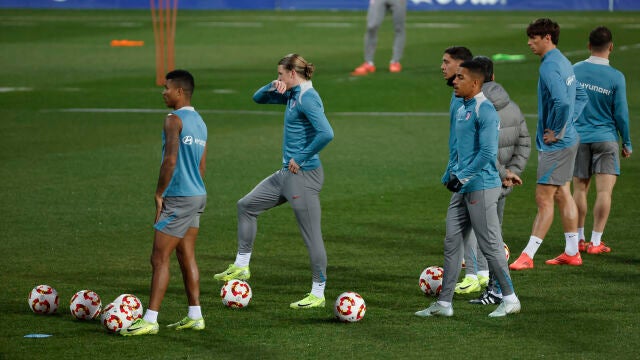 Entrenamiento del Atlético en Majadahonda