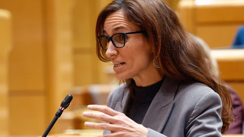 La ministra de Sanidad, Mónica García