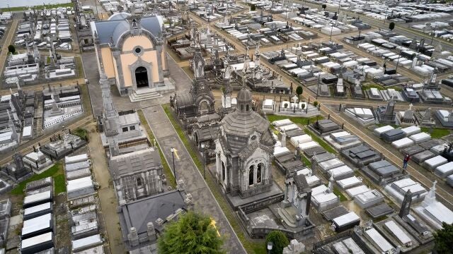 Cementerio de La Carriona, en Avilés.
