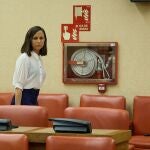 La secretaria de Podemos, Ione Belarra, durante la Diputación Permanente en el Congreso de los Diputados