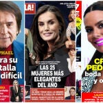 Raphael, Cristina Pedroche y la Reina Letizia despiden las portadas de 2024