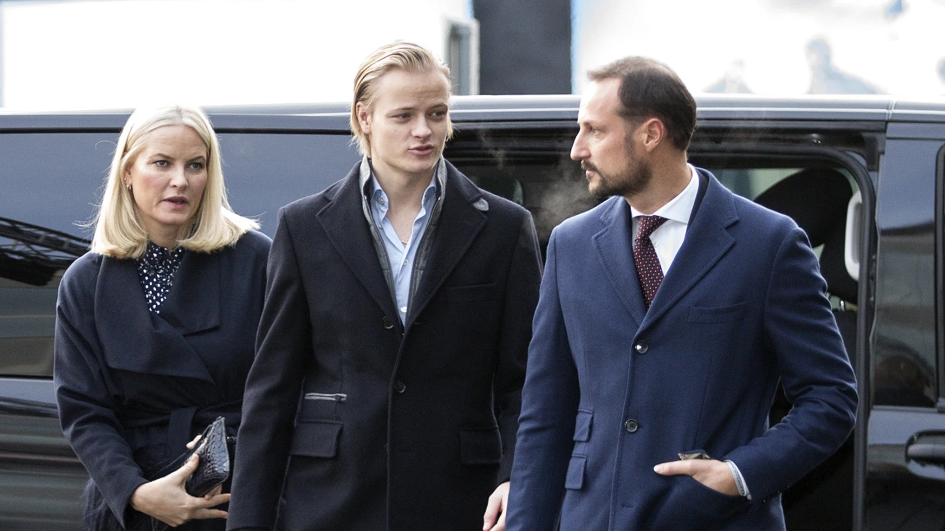 Mette-Marit, Marius Borg y Haakon de Noruega
