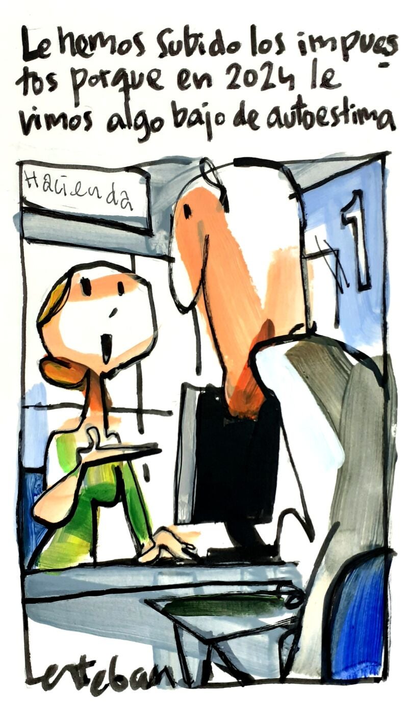 La viñeta de Esteban: 31 de diciembre de 2024