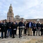 El alcalde de Murcia, José Ballesta, presenta el acto que tendrá lugar en La Glorieta