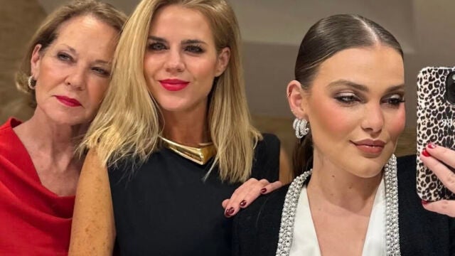 Amelia Bono con las mujeres de su familia. 
