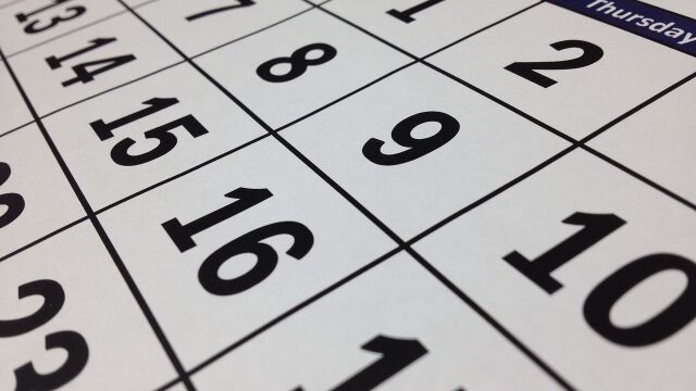 Calendario 2025.