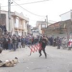 Celebración de la mascarada de invierno de Los Carochos, este 1 de enero en Riofrío de Aliste