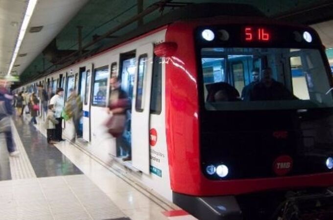 Un convoy del Metro de Barcelona 