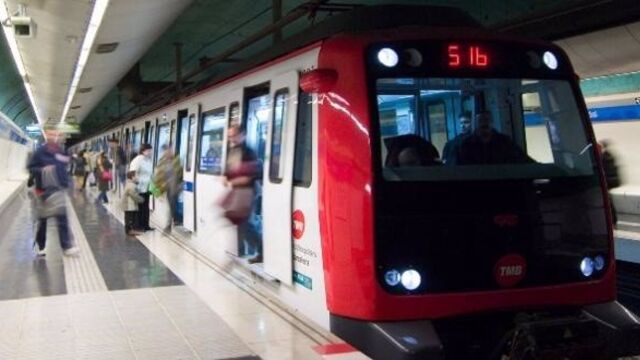 Un convoy del Metro de Barcelona 