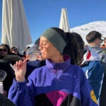 Victoria Federica disfrutando en Baqueira. 