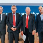 Los participantes en el encuentro