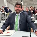 El presidente de la Comunidad, Fernando López Miras, en la Asamblea Regional