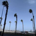 Imagen de archivo de viento y temporal en Las Palmas de Gran Canaria