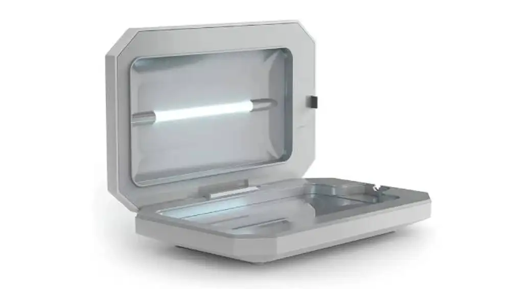 Caja desinfectante para móviles PhoneSoap Basic.