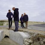 El presidente de la Diputación de Segovia, Miguel Ángel de Vicente, visita las obras