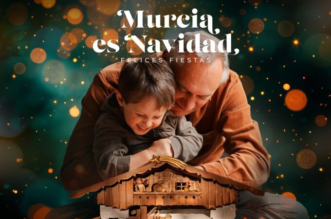 Cartel de 'Murcia es Navidad'