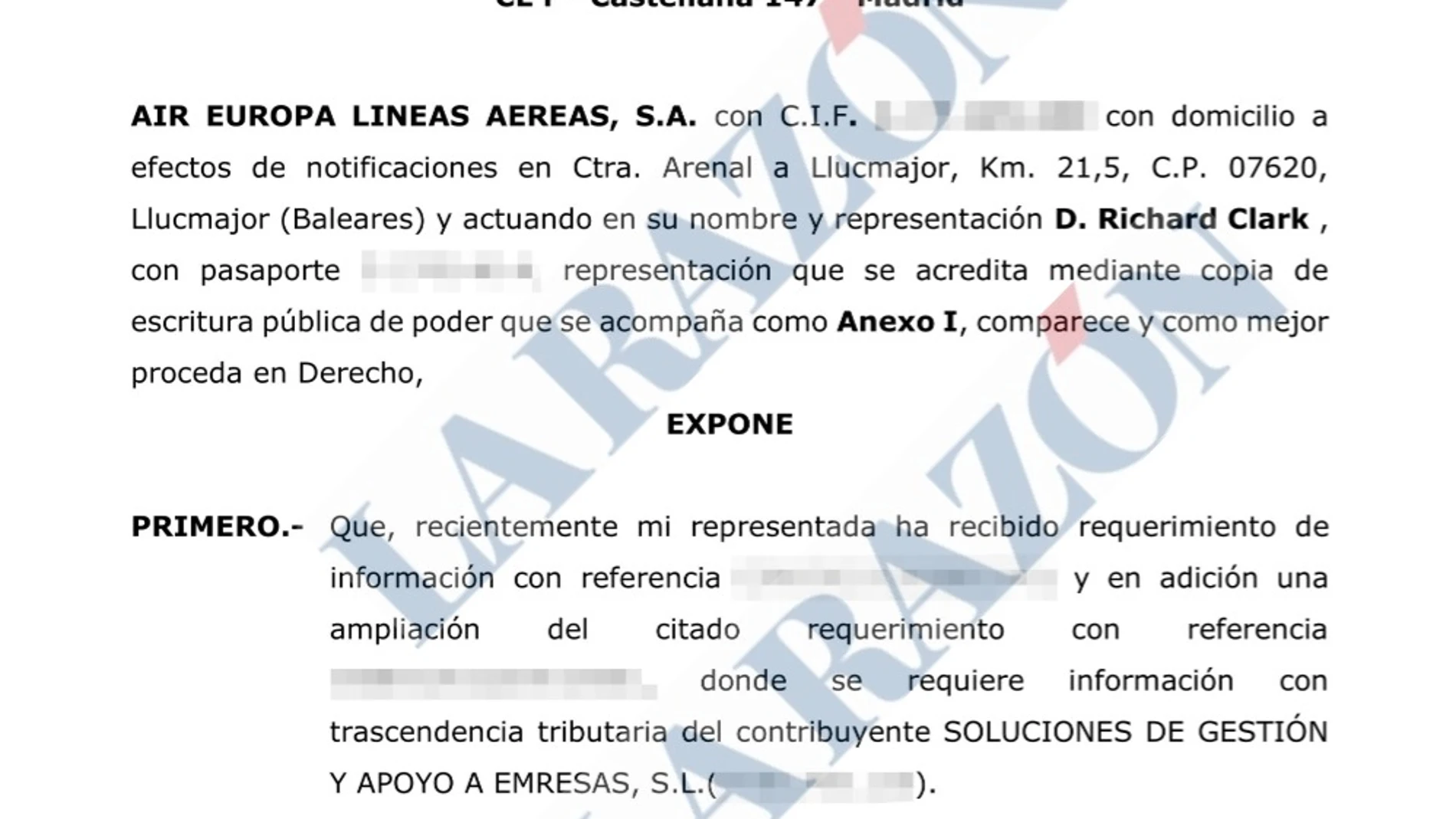 Documentos Air Europa