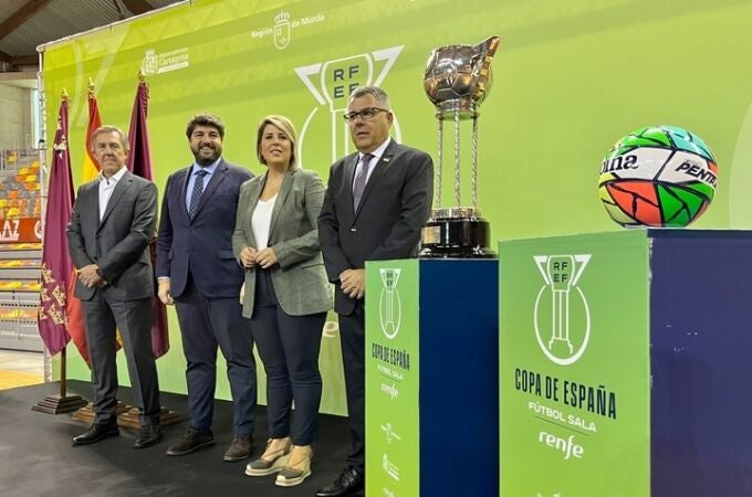 Una imagen del sorteo de la última Copa de España, celebrada en la Región