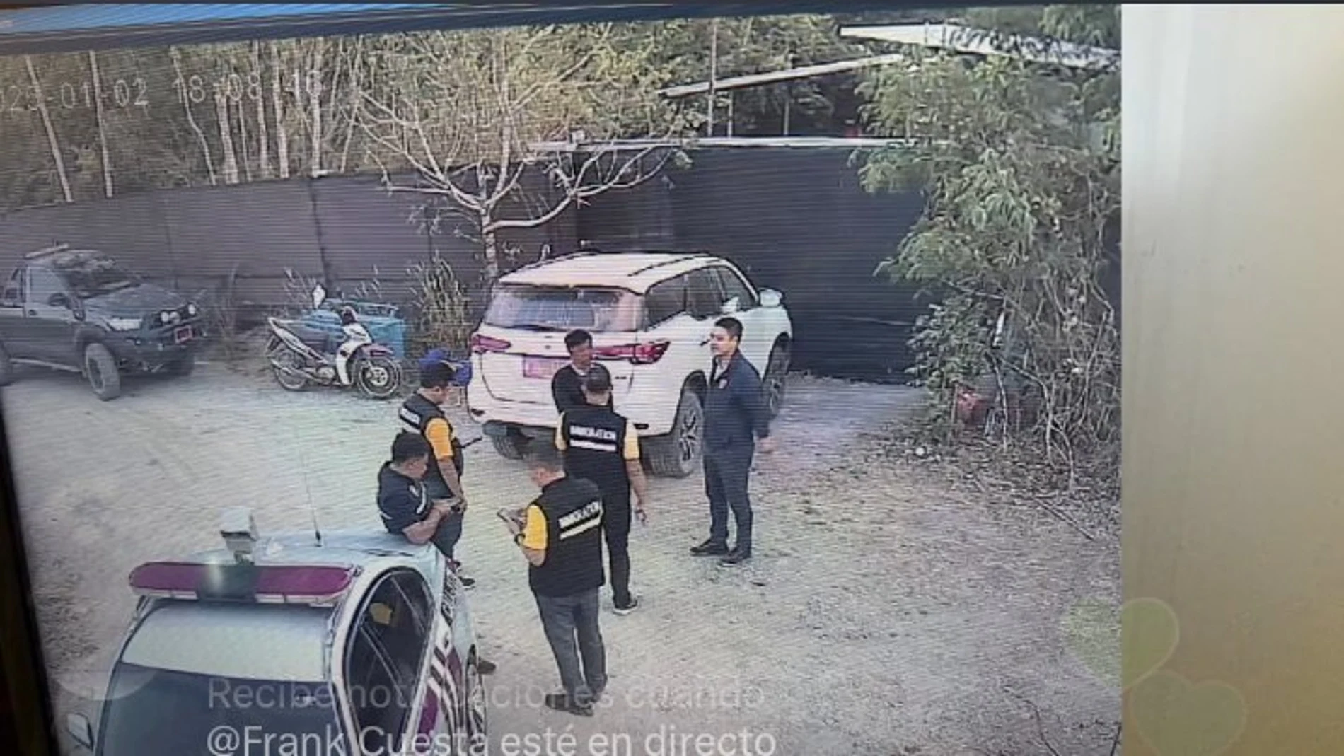 Frank Cuesta, sorprendido en su Santuario por la policía tras una denuncia sobre inmigración