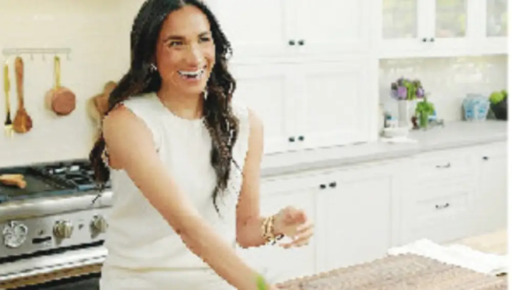 Meghan Markle, durante su nuevo programa en Netflix