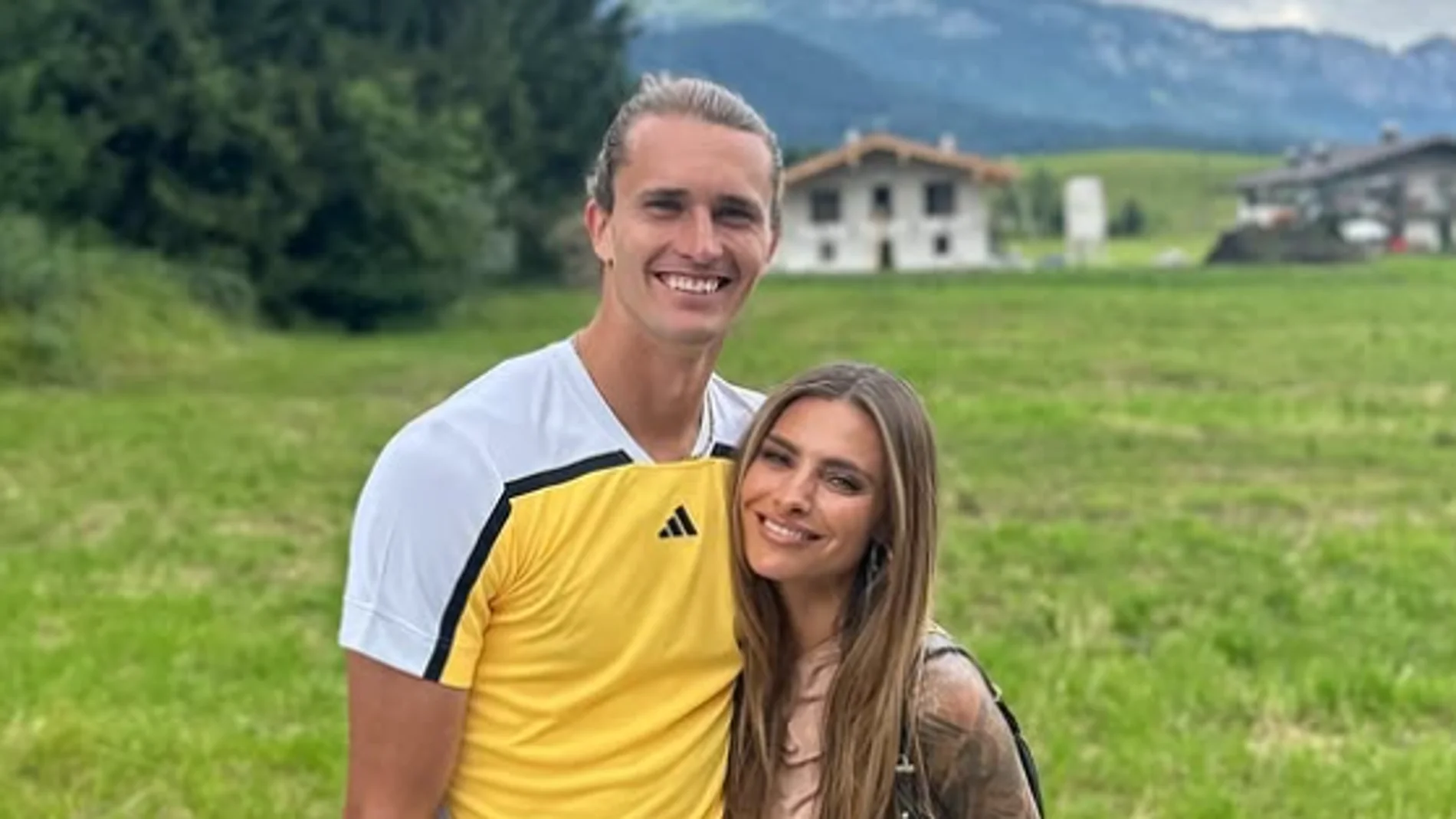 Zverev junto a Sophia Thomalla