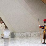 Pope Francis in audience at the Paolo VI hall, Vatican City