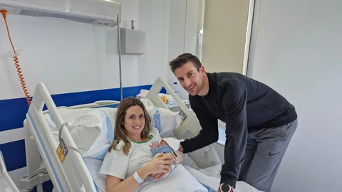 Nace el primer niño del año 2025 en Soria, Ander Fernández Aguirre, hijo de Marta Aguirre y Diego Fernández