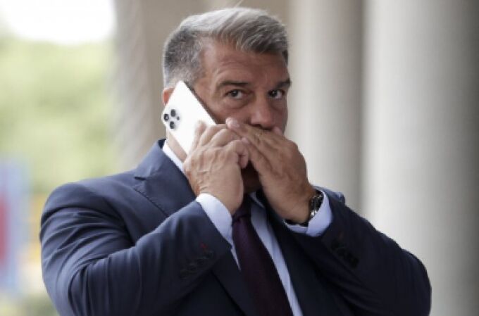 Joan Laporta, presidente del Fútbol Club Barcelona
