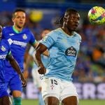 Joseph Aidoo con el Celta de Vigo