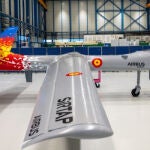 Aspecto del dron Sirtap que se construye en España con tecnología "made in Spain"