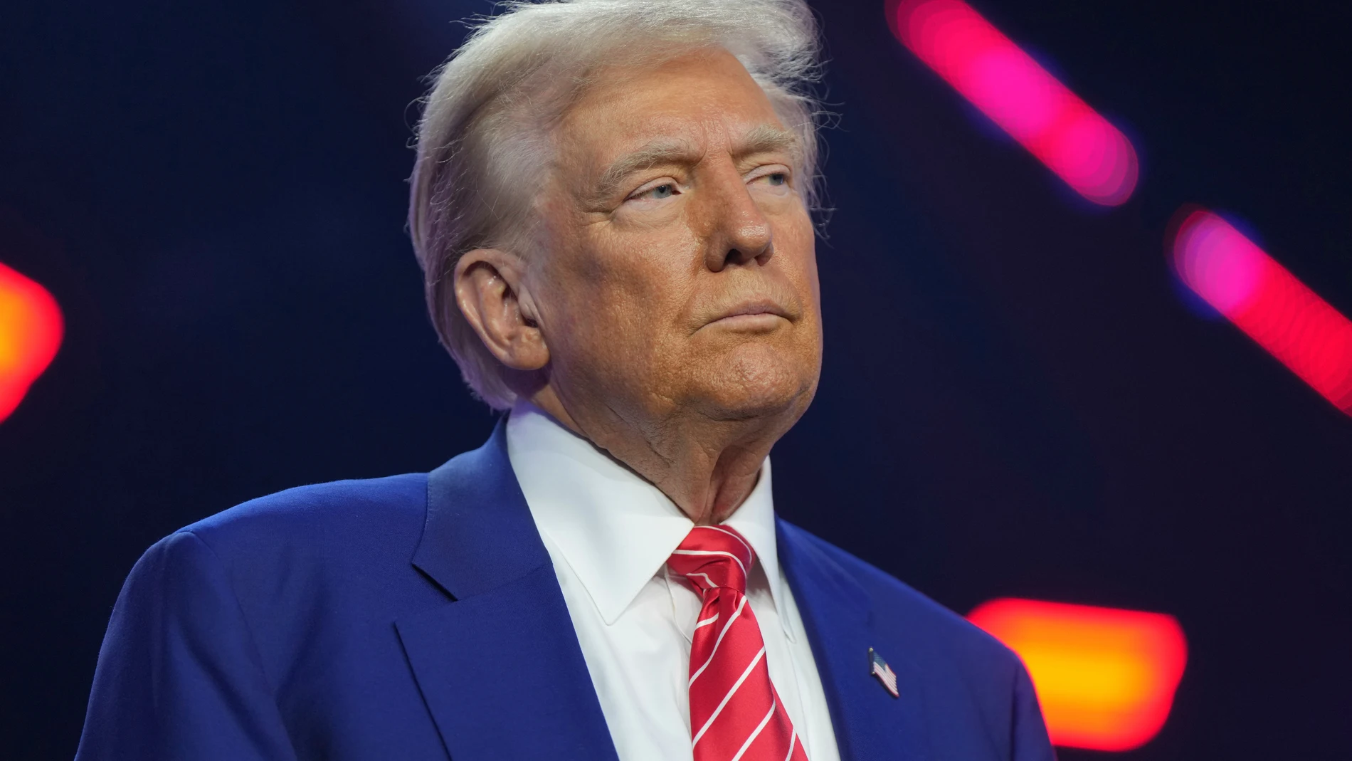 FILE - President-elect Donald Trump speaks at AmericaFest on Sunday, Dec. 22, 2024, in Phoenix. (AP Photo/Rick Scuteri, File)