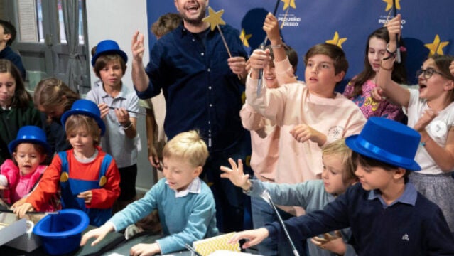 Jorge Blass, en un taller de Pequeño Deseo