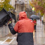 Fuertes rachas de viento en la ciudad de Soria