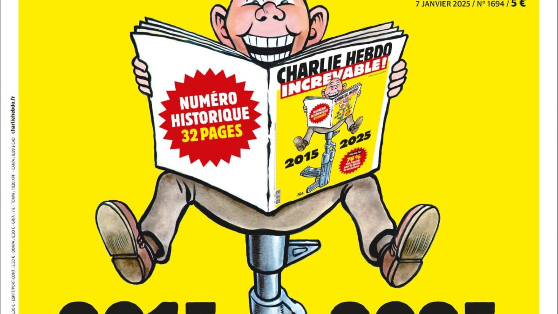 Francia recuerda a las víctimas de Charlie Hebdo diez años después
