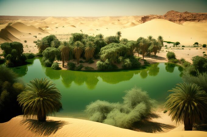 Algunos oasis de árboles y agua dentro del Sáhara revelan que durante un tiempo, este desierto fue más parecido a la Selva del Amazonas de lo que es hoy en día