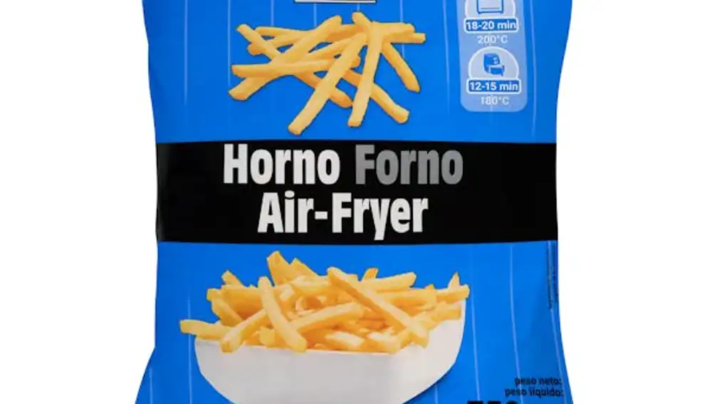 Patatas fritas horno y air fryer